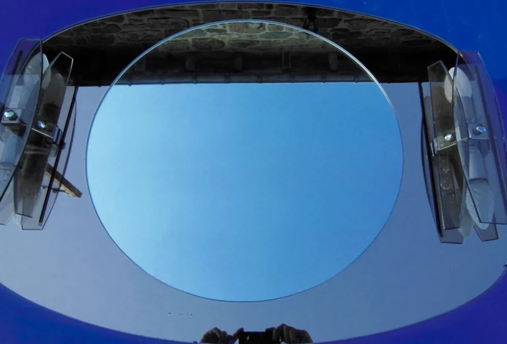 Miroir Fontana Arte avec appliques