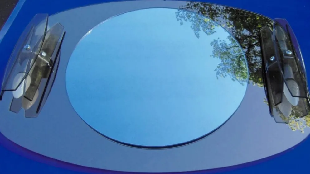 Miroir Fontana Arte avec appliques