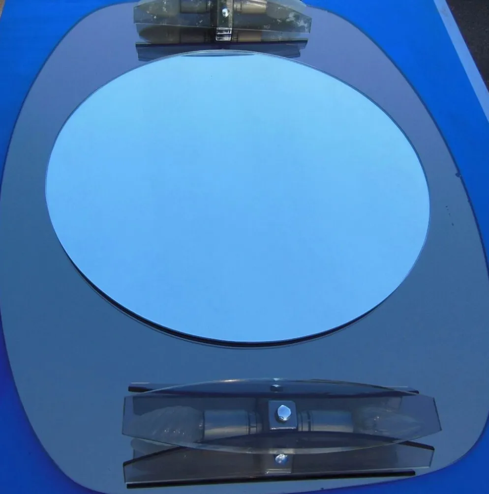 Miroir Fontana Arte avec appliques
