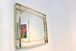 Miroir graphique par Belgochrom 105x80cm