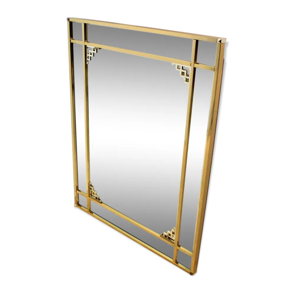 Miroir graphique par Belgochrom 105x80cm
