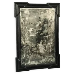 Miroir Gustavien en Bois Vintage, Années 40