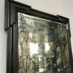 Miroir Gustavien en Bois Vintage, Années 40