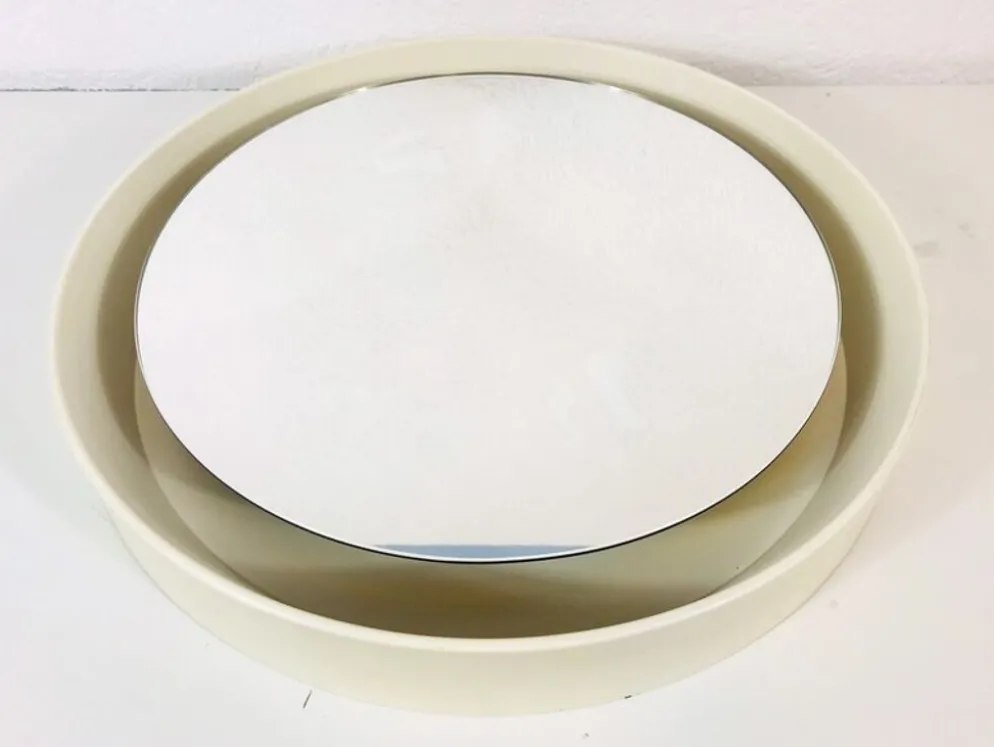 Miroir illuminé rond de Schöninger, Allemagne, années 1970