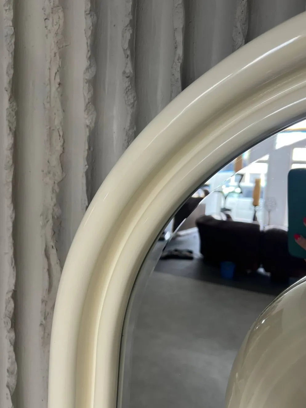 Miroir illuminé vintage des années 1970 avec prise intégrée