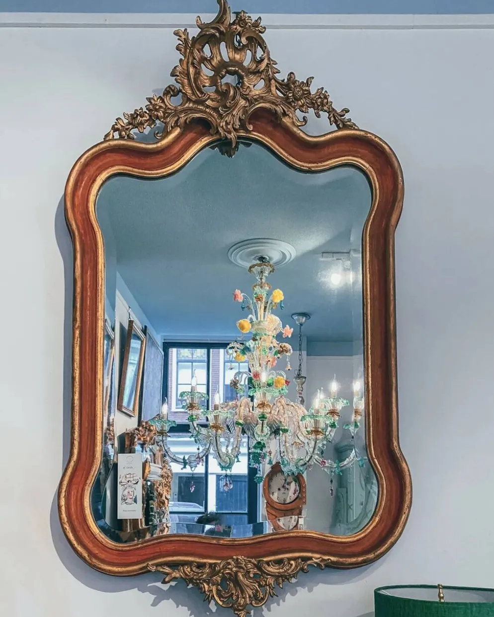 Miroir italien de style rococo