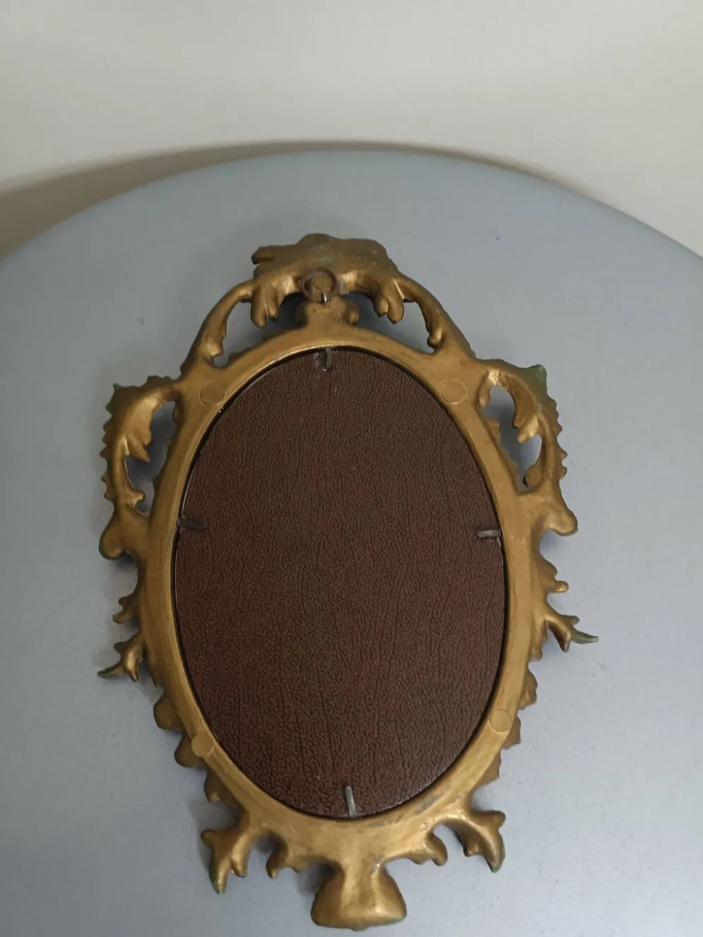 Miroir italien doré rocaille baroque, Italie années 60