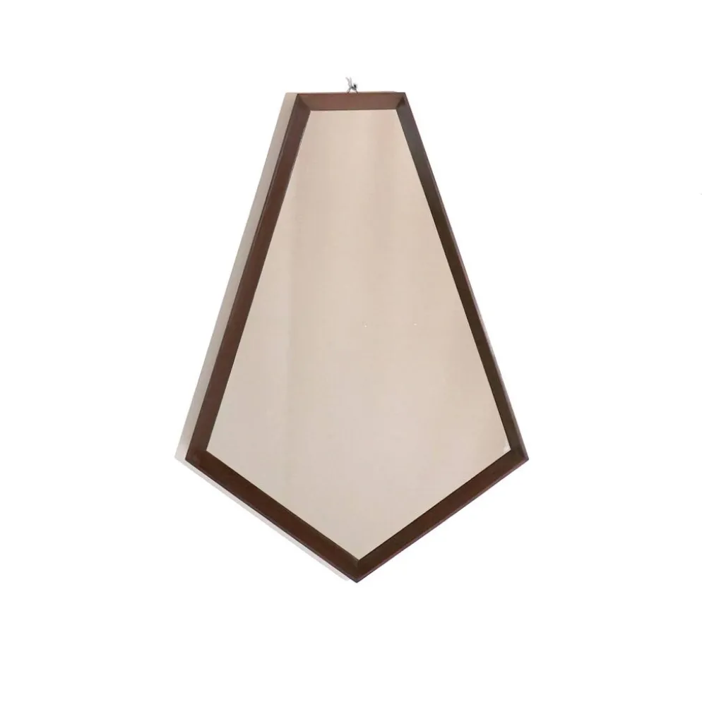 Miroir italien en forme de pentagone, années 1960