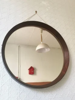 Miroir italien en palissandre