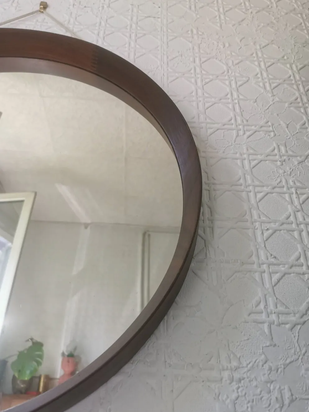 Miroir italien en palissandre