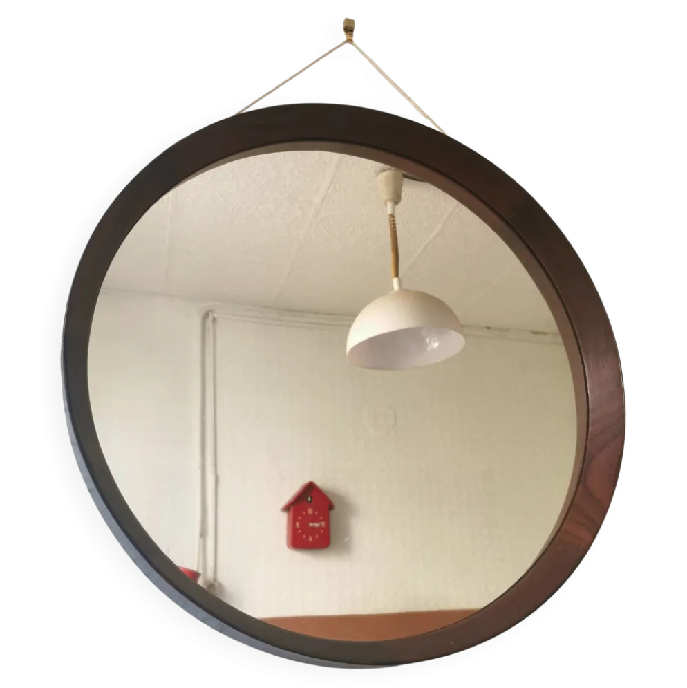 Miroir italien en palissandre