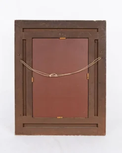 Miroir italien en verre églomisé, à parecloses, début XXe siècle