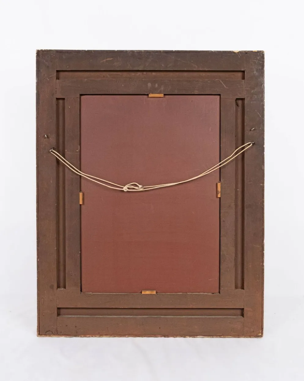 Miroir italien en verre églomisé, à parecloses, début XXe siècle