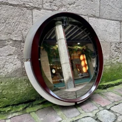 Miroir Italien Space Age des années 70