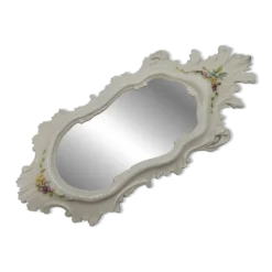 Miroir La Farnesiana de Carlo Corvi en céramique Italie 1950