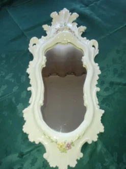 Miroir La Farnesiana de Carlo Corvi en céramique Italie 1950