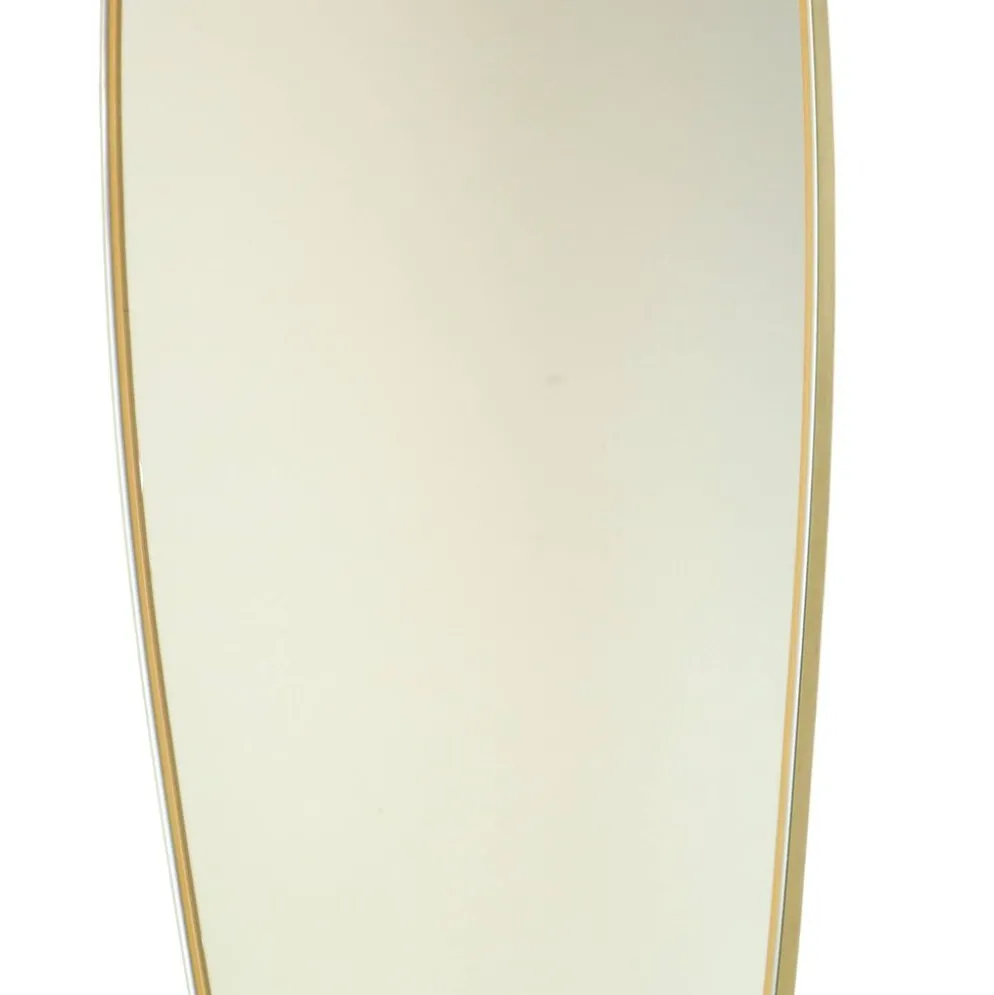 Miroir libre vintage rockabilly doré des années cinquante