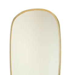 Miroir libre vintage rockabilly doré des années cinquante
