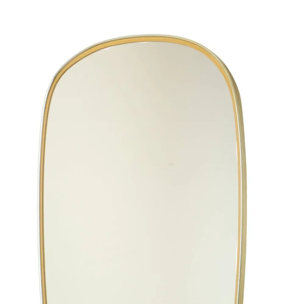 Miroir libre vintage rockabilly doré des années cinquante