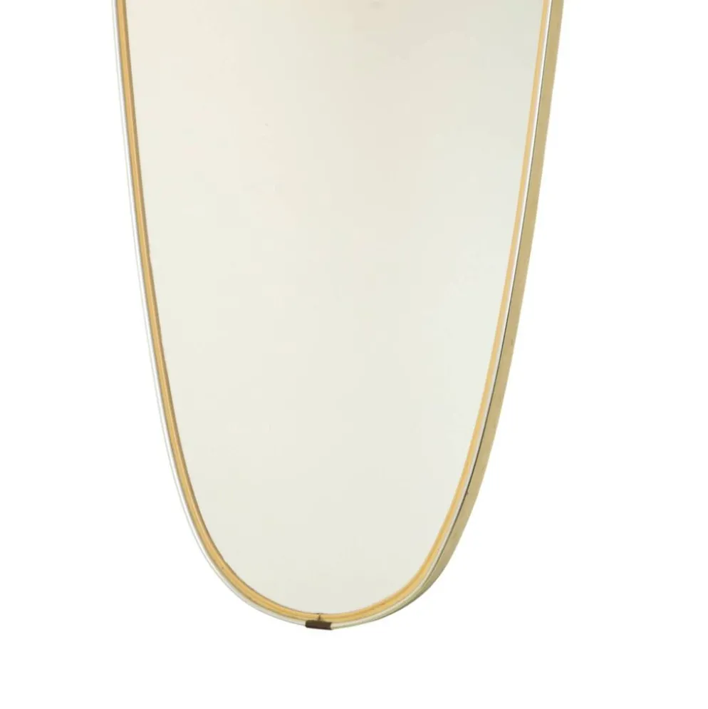 Miroir libre vintage rockabilly doré des années cinquante