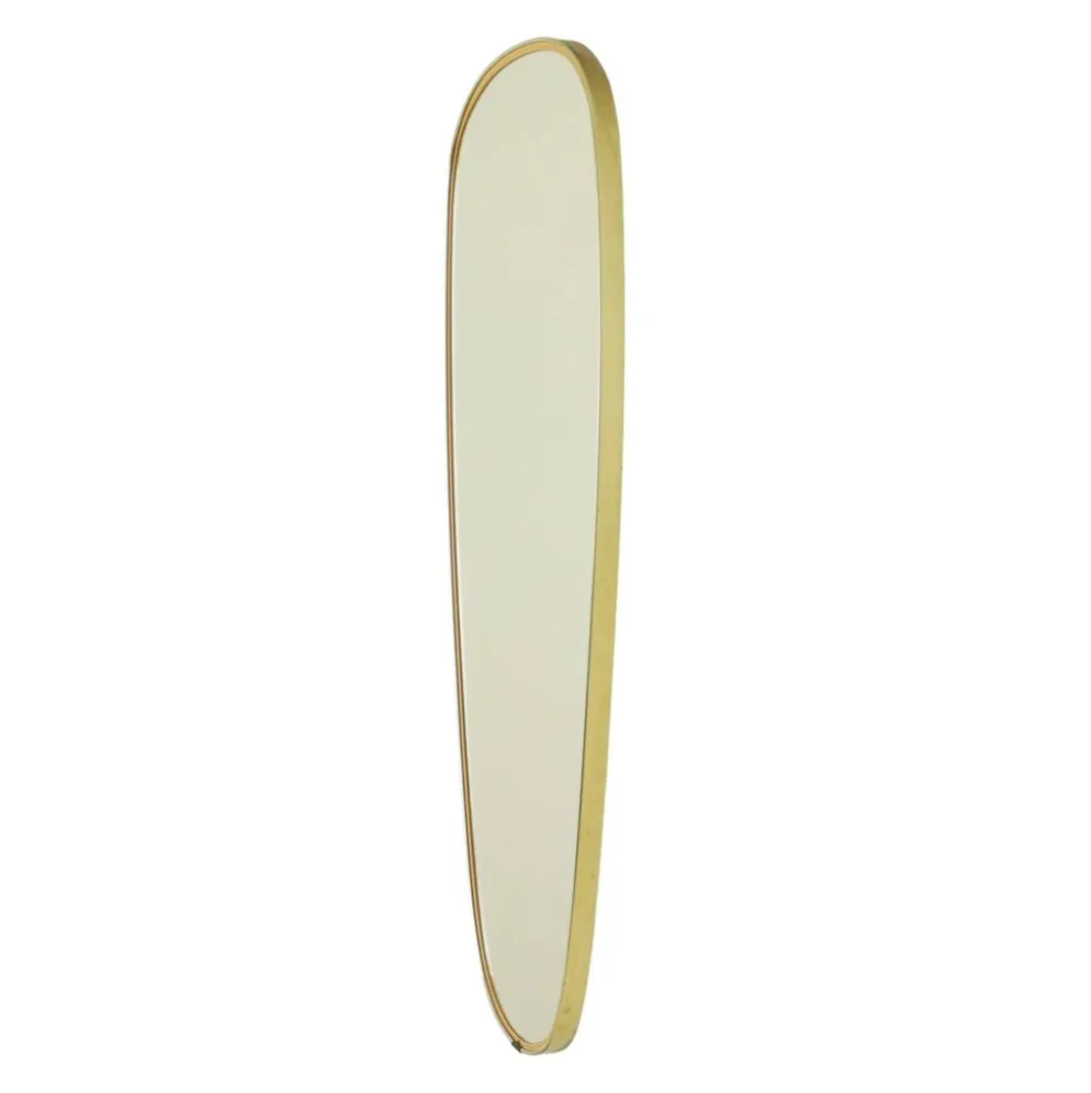 Miroir libre vintage rockabilly doré des années cinquante