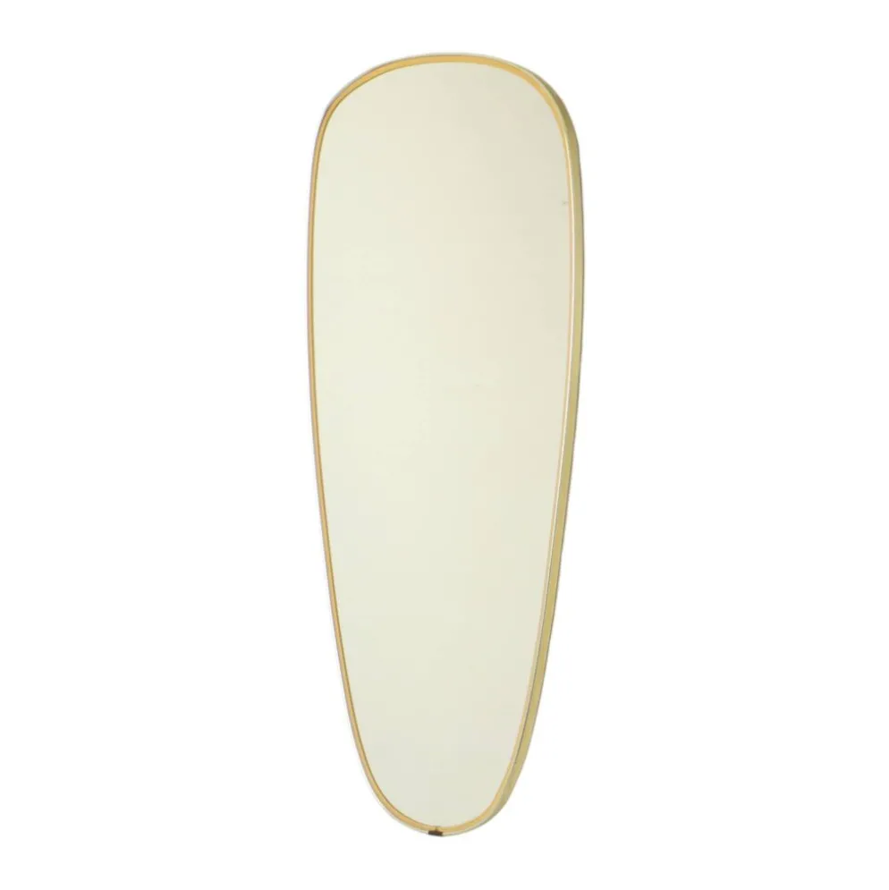 Miroir libre vintage rockabilly doré des années cinquante