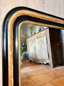 Miroir Louis-Philippe ancien doré XIXème