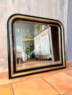 Miroir Louis-Philippe ancien doré XIXème