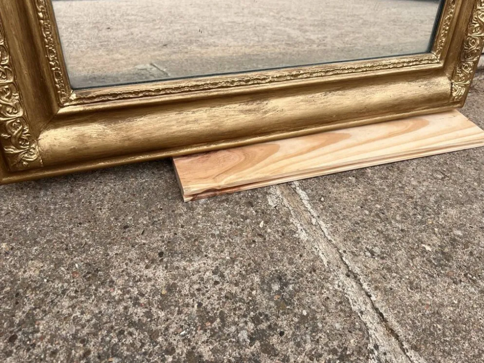 Miroir louis Philippe doré