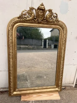 Miroir louis Philippe doré