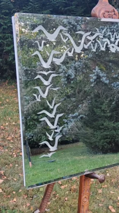 Miroir lumineux design italien ISA éditeur 1990