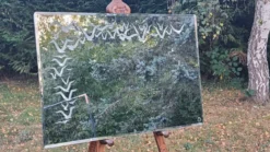 Miroir lumineux design italien ISA éditeur 1990