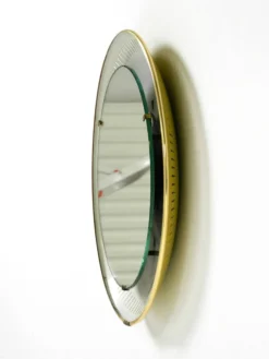 Miroir lumineux en métal Hillebrand, années 1960