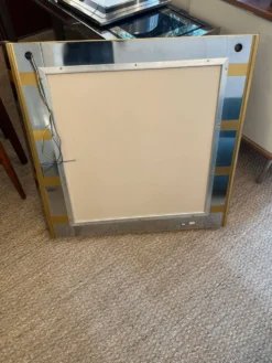 Miroir lumineux Sciolari Italie vers 1970