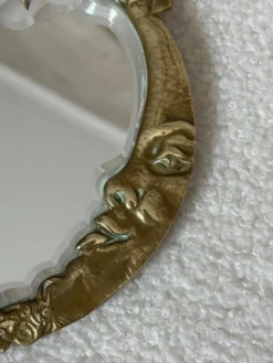 Miroir à main Napoléon III en bronze