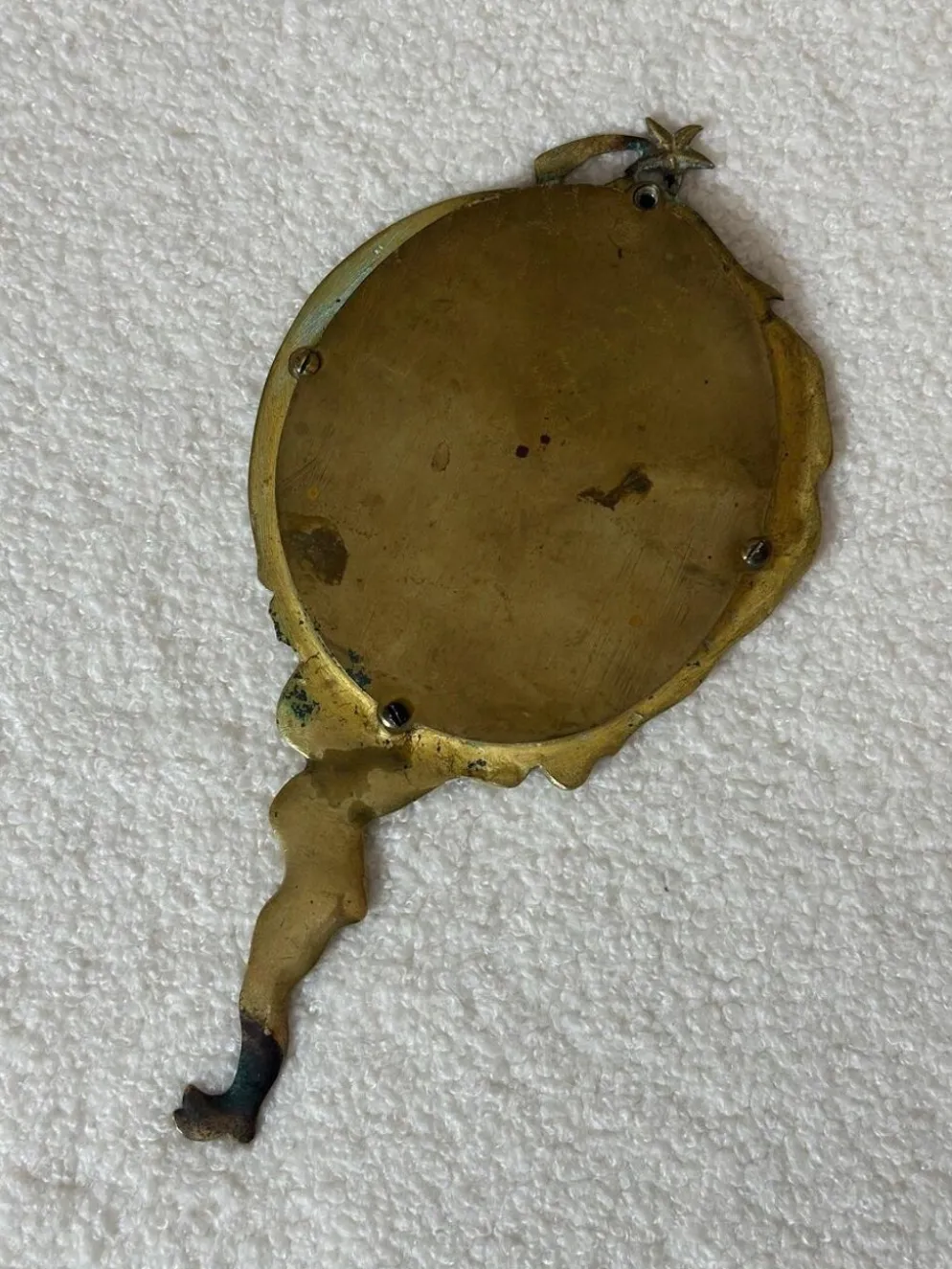 Miroir à main Napoléon III en bronze