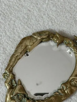 Miroir à main Napoléon III en bronze