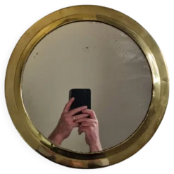 Miroir marocain vintage, rond, 36 cm