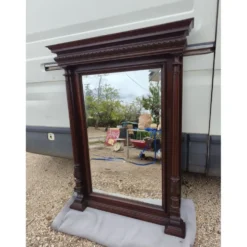 Miroir 19ème chêne, biseauté