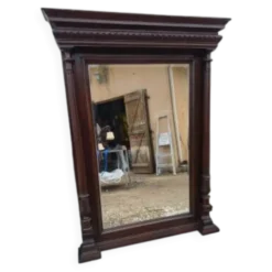 Miroir 19ème chêne, biseauté