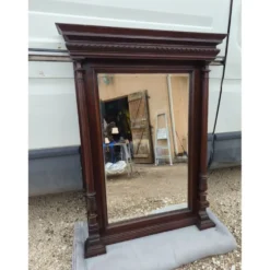Miroir 19ème chêne, biseauté