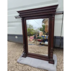 Miroir 19ème chêne, biseauté