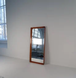 Miroir moderne suédois en acajou années 1940