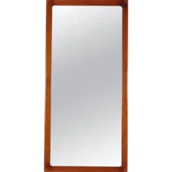 Miroir moderne suédois en acajou années 1940