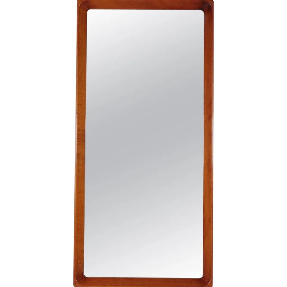 Miroir moderne suédois en acajou années 1940
