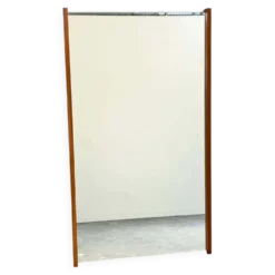 Miroir mural avec cadre en teck, années 1960