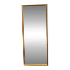 Miroir mural danois en chêne des années 60.