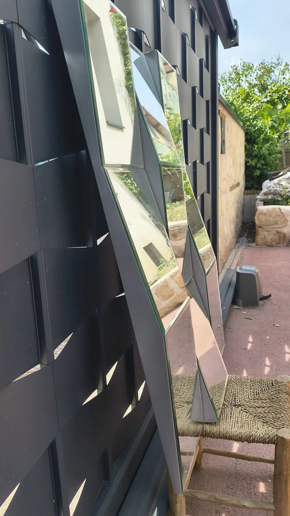 Miroir mural design Deknudt Decora - Modèle « Zigzag »