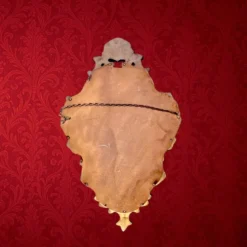 Miroir mural doré à parecloses style rococo Louis XV – années 50-60