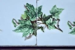 Miroir mural en céramique vintage